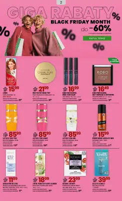 Drogerie Natura - gazetka promocyjna Gazetka od czwartku 23.10 do niedzieli 09.11 - strona 2 Drogerie Natura - gazetka promocyjna Gazetka od czwartku 23.10 do niedzieli 09.11 - strona 2