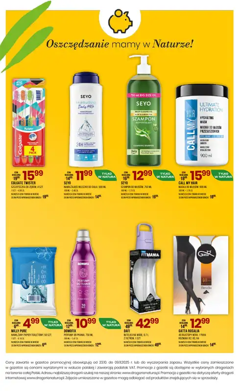 Drogerie Natura - gazetka promocyjna Gazetka od czwartku 23.10 do niedzieli 09.11 - strona 16