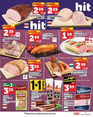 TOPAZ - gazetka promocyjna Gazetka od czwartku 30.10 do środy 05.11 - strona 11 TOPAZ - gazetka promocyjna Gazetka od czwartku 30.10 do środy 05.11 - strona 11