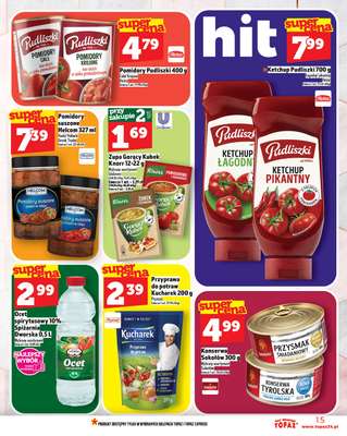 TOPAZ - gazetka promocyjna Gazetka od czwartku 30.10 do środy 05.11 - strona 15