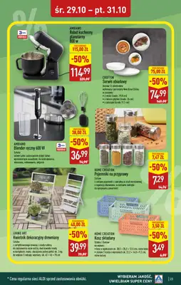 Aldi - gazetka promocyjna SYCÓW: WIELKIE OTWARCIE już w środę: 29.10! od środy 29.10 do piątku 31.10 - strona 23 Aldi - gazetka promocyjna SYCÓW: WIELKIE OTWARCIE już w środę: 29.10! od środy 29.10 do piątku 31.10 - strona 23