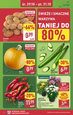 Aldi - gazetka promocyjna SYCÓW: WIELKIE OTWARCIE już w środę: 29.10! od środy 29.10 do piątku 31.10 - strona 4 Aldi - gazetka promocyjna SYCÓW: WIELKIE OTWARCIE już w środę: 29.10! od środy 29.10 do piątku 31.10 - strona 4