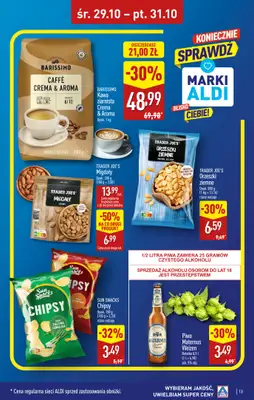 Aldi - gazetka promocyjna SYCÓW: WIELKIE OTWARCIE już w środę: 29.10! od środy 29.10 do piątku 31.10 - strona 13 Aldi - gazetka promocyjna SYCÓW: WIELKIE OTWARCIE już w środę: 29.10! od środy 29.10 do piątku 31.10 - strona 13