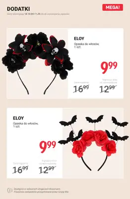 Rossmann - gazetka promocyjna Promocje na HALLOWEEN od czwartku 23.10 do wtorku 04.11 - strona 9 Rossmann - gazetka promocyjna Promocje na HALLOWEEN od czwartku 23.10 do wtorku 04.11 - strona 9