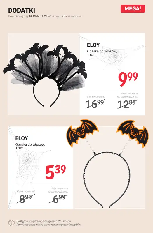 Rossmann - gazetka promocyjna Promocje na HALLOWEEN od czwartku 23.10 do wtorku 04.11 - strona 10