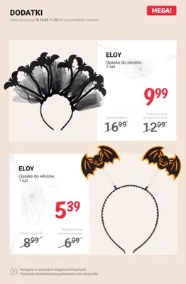 Rossmann - gazetka promocyjna Promocje na HALLOWEEN od czwartku 23.10 do wtorku 04.11 - strona 10 Rossmann - gazetka promocyjna Promocje na HALLOWEEN od czwartku 23.10 do wtorku 04.11 - strona 10