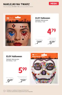 Rossmann - gazetka promocyjna Promocje na HALLOWEEN od czwartku 23.10 do wtorku 04.11 - strona 6 Rossmann - gazetka promocyjna Promocje na HALLOWEEN od czwartku 23.10 do wtorku 04.11 - strona 6