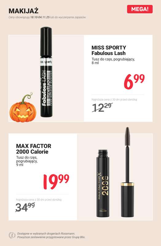 Rossmann - gazetka promocyjna Promocje na HALLOWEEN od czwartku 23.10 do wtorku 04.11 - strona 5 Rossmann - gazetka promocyjna Promocje na HALLOWEEN od czwartku 23.10 do wtorku 04.11 - strona 5