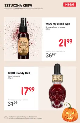 Rossmann - gazetka promocyjna Promocje na HALLOWEEN od czwartku 23.10 do wtorku 04.11 - strona 7 Rossmann - gazetka promocyjna Promocje na HALLOWEEN od czwartku 23.10 do wtorku 04.11 - strona 7