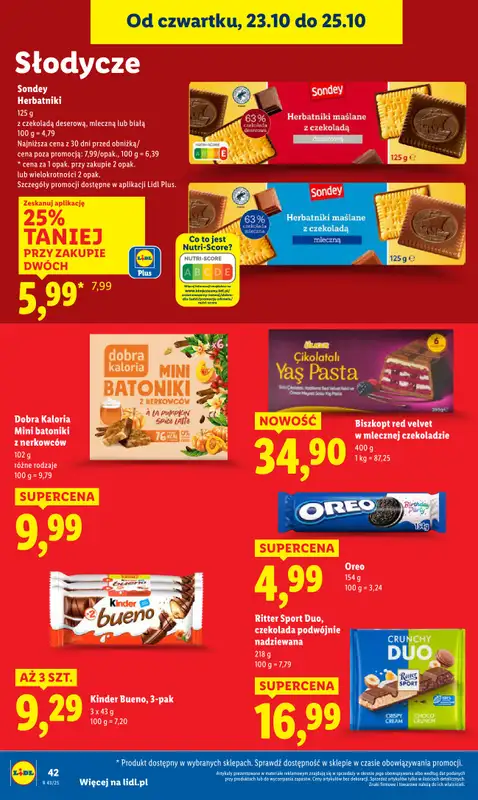 Lidl - gazetka promocyjna Oferta od czwartku od czwartku 23.10 do soboty 25.10 - strona 50