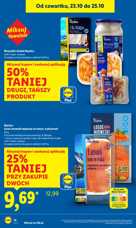 Lidl - gazetka promocyjna Oferta od czwartku od czwartku 23.10 do soboty 25.10 - strona 14