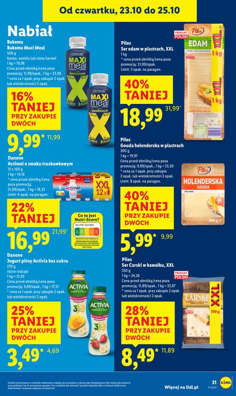 Lidl - gazetka promocyjna Oferta od czwartku od czwartku 23.10 do soboty 25.10 - strona 39