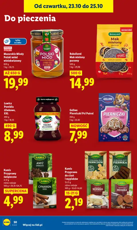 Lidl - gazetka promocyjna Oferta od czwartku od czwartku 23.10 do soboty 25.10 - strona 58