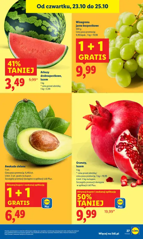 Lidl - gazetka promocyjna Oferta od czwartku od czwartku 23.10 do soboty 25.10 - strona 33