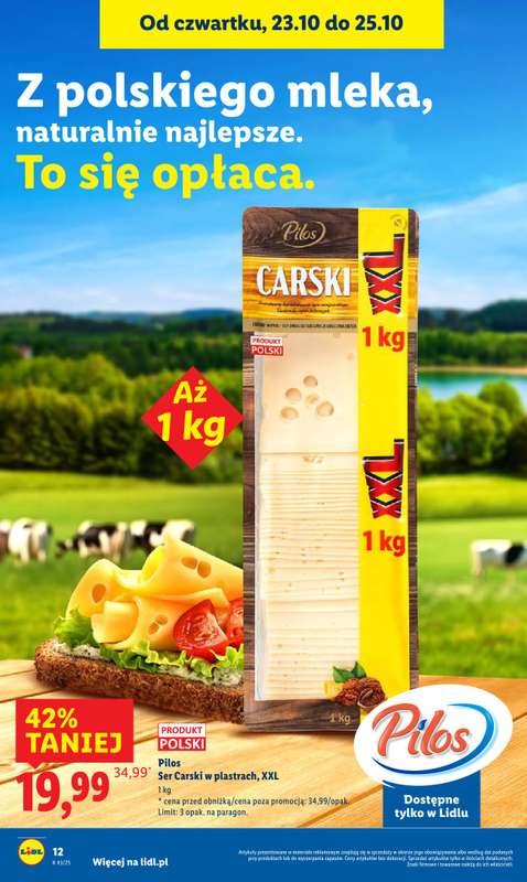 Lidl - gazetka promocyjna Oferta od czwartku od czwartku 23.10 do soboty 25.10 - strona 12