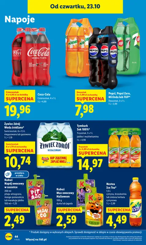 Lidl - gazetka promocyjna Oferta od czwartku od czwartku 23.10 do soboty 25.10 - strona 52