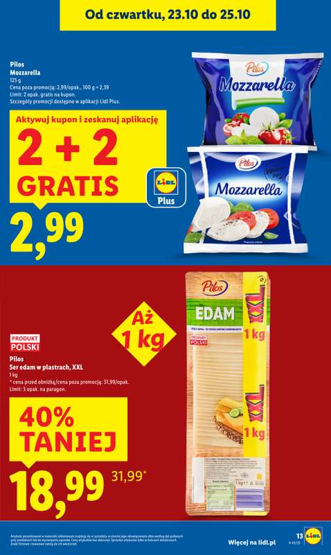 Lidl - gazetka promocyjna Oferta od czwartku od czwartku 23.10 do soboty 25.10 - strona 13