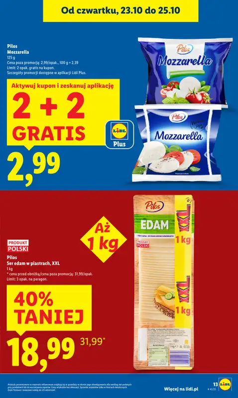 Lidl - gazetka promocyjna Oferta od czwartku od czwartku 23.10 do soboty 25.10 - strona 13