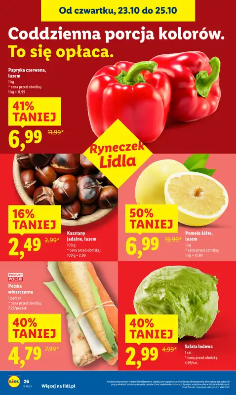 Lidl - gazetka promocyjna Oferta od czwartku od czwartku 23.10 do soboty 25.10 - strona 32