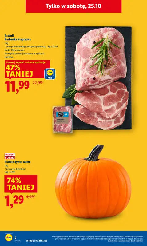 Lidl - gazetka promocyjna Oferta od czwartku od czwartku 23.10 do soboty 25.10 - strona 2