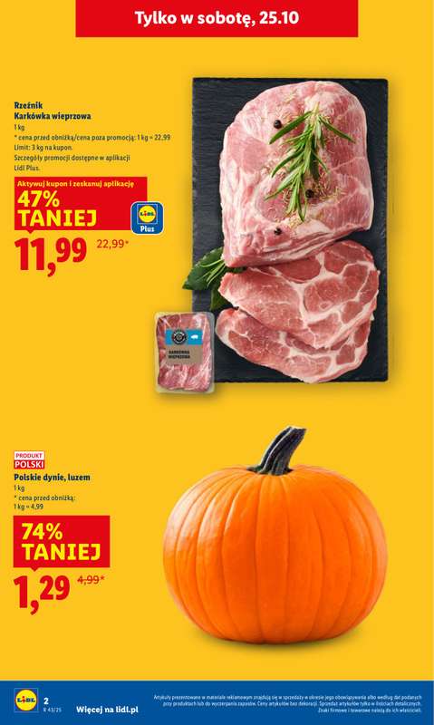 Lidl - gazetka promocyjna Oferta od czwartku od czwartku 23.10 do soboty 25.10 - strona 2