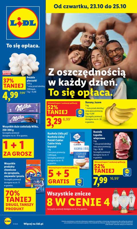 Lidl - gazetka promocyjna Oferta od czwartku od czwartku 23.10 do soboty 25.10