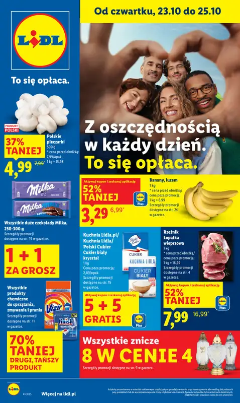 Lidl - gazetka promocyjna Oferta od czwartku od czwartku 23.10 do soboty 25.10