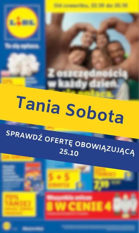 Lidl - gazetka promocyjna Tania sobota w Lidlu!  