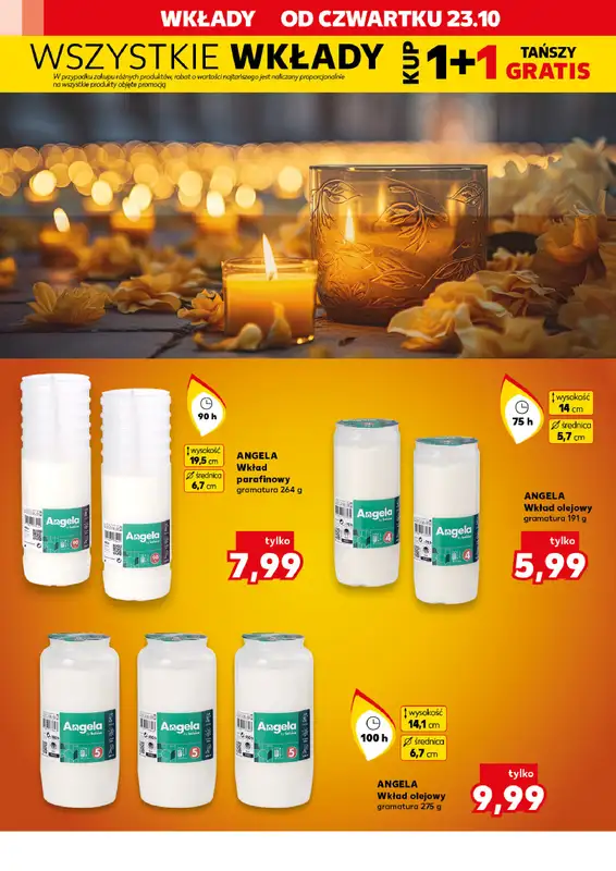 Kaufland - gazetka promocyjna Oferta Kaufland - Znicze od czwartku 23.10 do wtorku 28.10 - strona 16