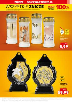 Kaufland - gazetka promocyjna Oferta Kaufland - Znicze od czwartku 23.10 do wtorku 28.10 - strona 9 Kaufland - gazetka promocyjna Oferta Kaufland - Znicze od czwartku 23.10 do wtorku 28.10 - strona 9
