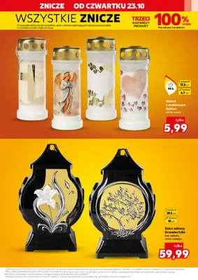 Kaufland - gazetka promocyjna Oferta Kaufland - Znicze od czwartku 23.10 do wtorku 28.10 - strona 9 Kaufland - gazetka promocyjna Oferta Kaufland - Znicze od czwartku 23.10 do wtorku 28.10 - strona 9