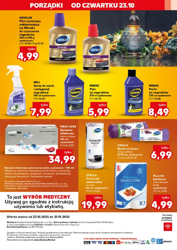 Kaufland - gazetka promocyjna Oferta Kaufland - Znicze od czwartku 23.10 do wtorku 28.10 - strona 18