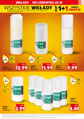 Kaufland - gazetka promocyjna Oferta Kaufland - Znicze od czwartku 23.10 do wtorku 28.10 - strona 15 Kaufland - gazetka promocyjna Oferta Kaufland - Znicze od czwartku 23.10 do wtorku 28.10 - strona 15