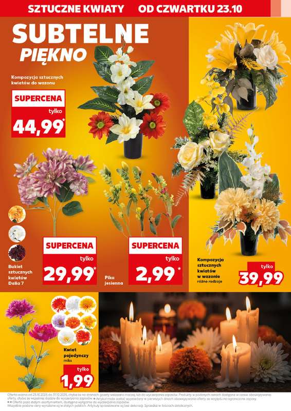 Kaufland - gazetka promocyjna Oferta Kaufland - Znicze od czwartku 23.10 do wtorku 28.10 - strona 13