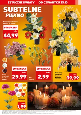 Kaufland - gazetka promocyjna Oferta Kaufland - Znicze od czwartku 23.10 do wtorku 28.10 - strona 13 Kaufland - gazetka promocyjna Oferta Kaufland - Znicze od czwartku 23.10 do wtorku 28.10 - strona 13