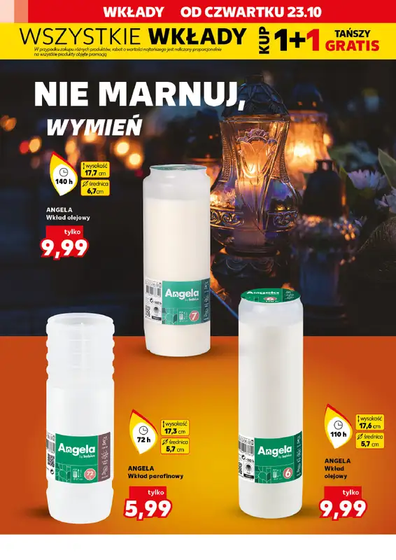 Kaufland - gazetka promocyjna Oferta Kaufland - Znicze od czwartku 23.10 do wtorku 28.10 - strona 14