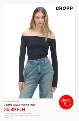 Cropp - gazetka promocyjna -10% na produkty przecenione od czwartku 23.10 do czwartku 30.10 - strona 5 Cropp - gazetka promocyjna -10% na produkty przecenione od czwartku 23.10 do czwartku 30.10 - strona 5
