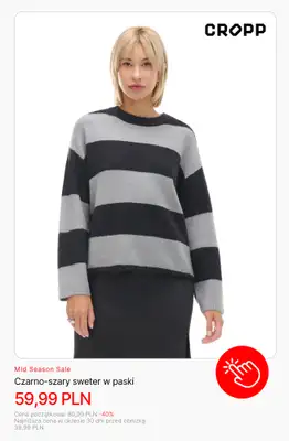 Cropp - gazetka promocyjna -10% na produkty przecenione od czwartku 23.10 do czwartku 30.10 - strona 3 Cropp - gazetka promocyjna -10% na produkty przecenione od czwartku 23.10 do czwartku 30.10 - strona 3