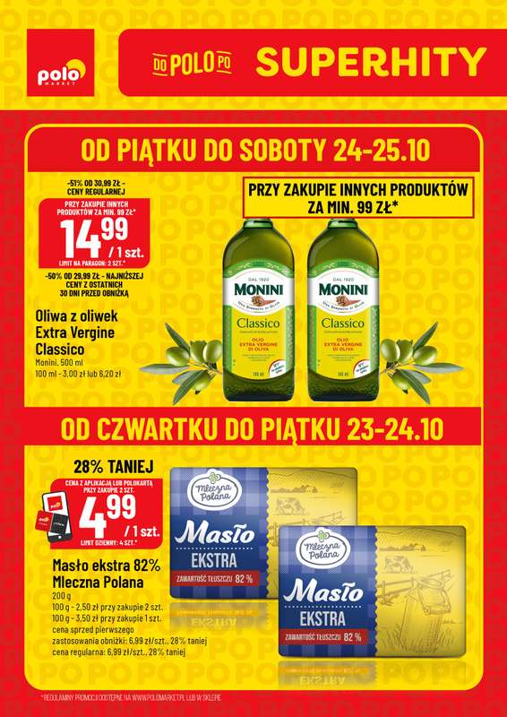 POLOmarket - gazetka promocyjna Super hity od czwartku 23.10 do soboty 25.10