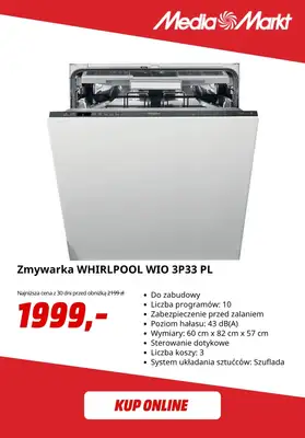 Media Markt - gazetka promocyjna W zestawie produkty Whirlpool 40% taniej od czwartku 23.10 do piątku 31.10 - strona 6 Media Markt - gazetka promocyjna W zestawie produkty Whirlpool 40% taniej od czwartku 23.10 do piątku 31.10 - strona 6
