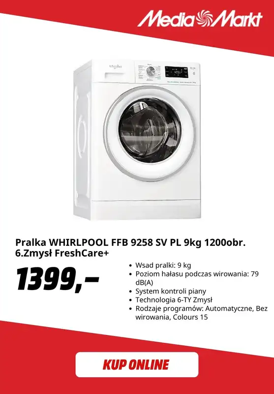 Media Markt - gazetka promocyjna W zestawie produkty Whirlpool 40% taniej   - strona 2