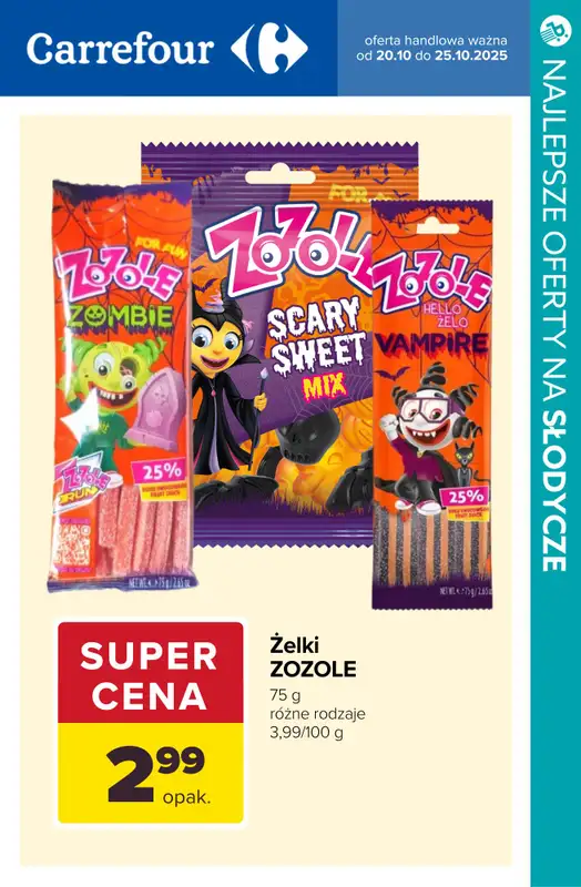 #Halloween - gazetka promocyjna Słodycze na HALLOWEEN - najlepsze oferty! od czwartku 23.10  - strona 4