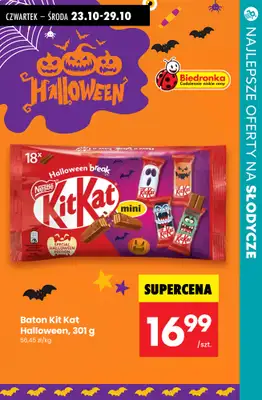 #Halloween - gazetka promocyjna Słodycze na HALLOWEEN - najlepsze oferty! od czwartku 23.10  - strona 7 #Halloween - gazetka promocyjna Słodycze na HALLOWEEN - najlepsze oferty! od czwartku 23.10  - strona 7