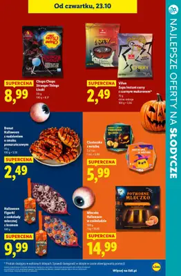 #Halloween - gazetka promocyjna Słodycze na HALLOWEEN - najlepsze oferty! od czwartku 23.10  - strona 6 #Halloween - gazetka promocyjna Słodycze na HALLOWEEN - najlepsze oferty! od czwartku 23.10  - strona 6