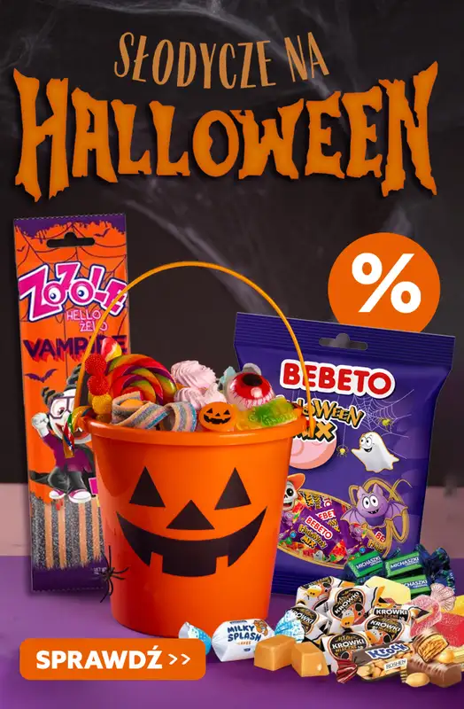 #Halloween - gazetka promocyjna Słodycze na HALLOWEEN - najlepsze oferty! od czwartku 23.10 