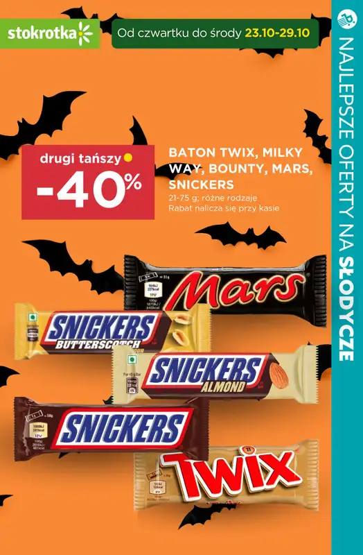 #Halloween - gazetka promocyjna Słodycze na HALLOWEEN - najlepsze oferty! od czwartku 23.10  - strona 5