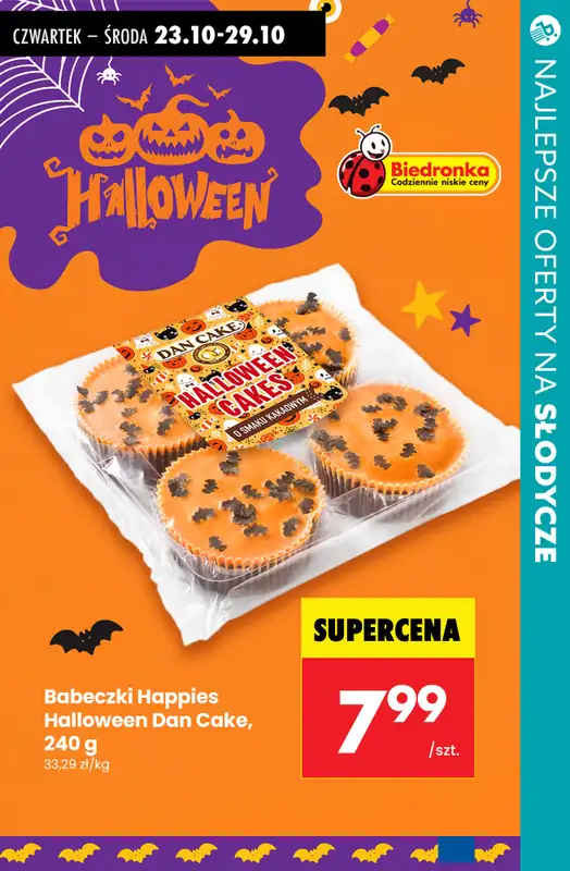 #Halloween - gazetka promocyjna Słodycze na HALLOWEEN - najlepsze oferty! od czwartku 23.10  - strona 10
