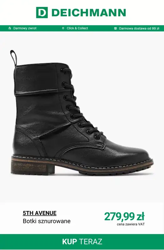 Deichmann - gazetka promocyjna Buty skórzane od piątku 24.10  - strona 9
