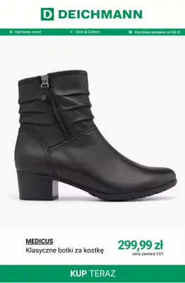 Deichmann - gazetka promocyjna Buty skórzane od piątku 24.10  - strona 5