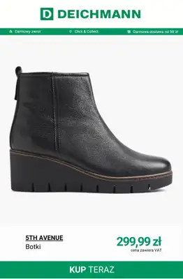 Deichmann - gazetka promocyjna Buty skórzane od piątku 24.10  - strona 7